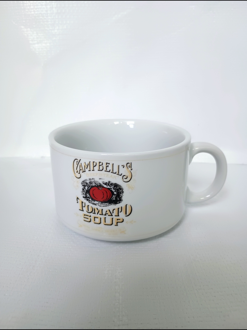 Vintage 1994 Campbells Tomato Soup  Porcelain Bowl Cup Mug by Westwood